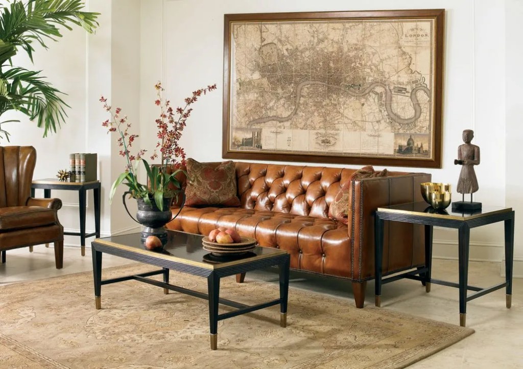Leather sofa